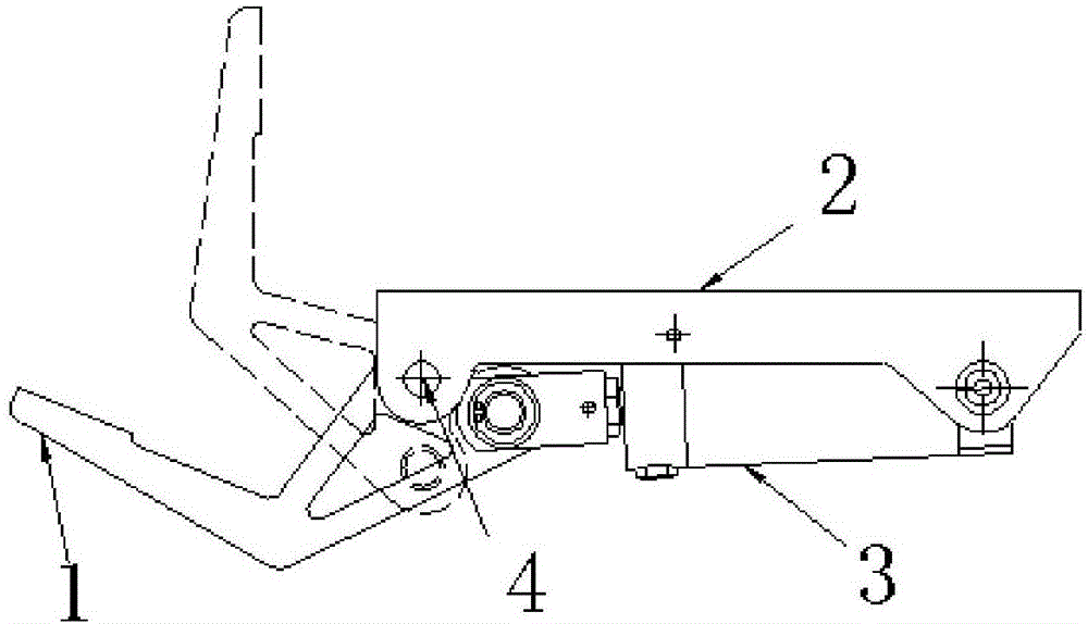 Mechanism for preventing upper die of aluminum plate drawing die from taking material