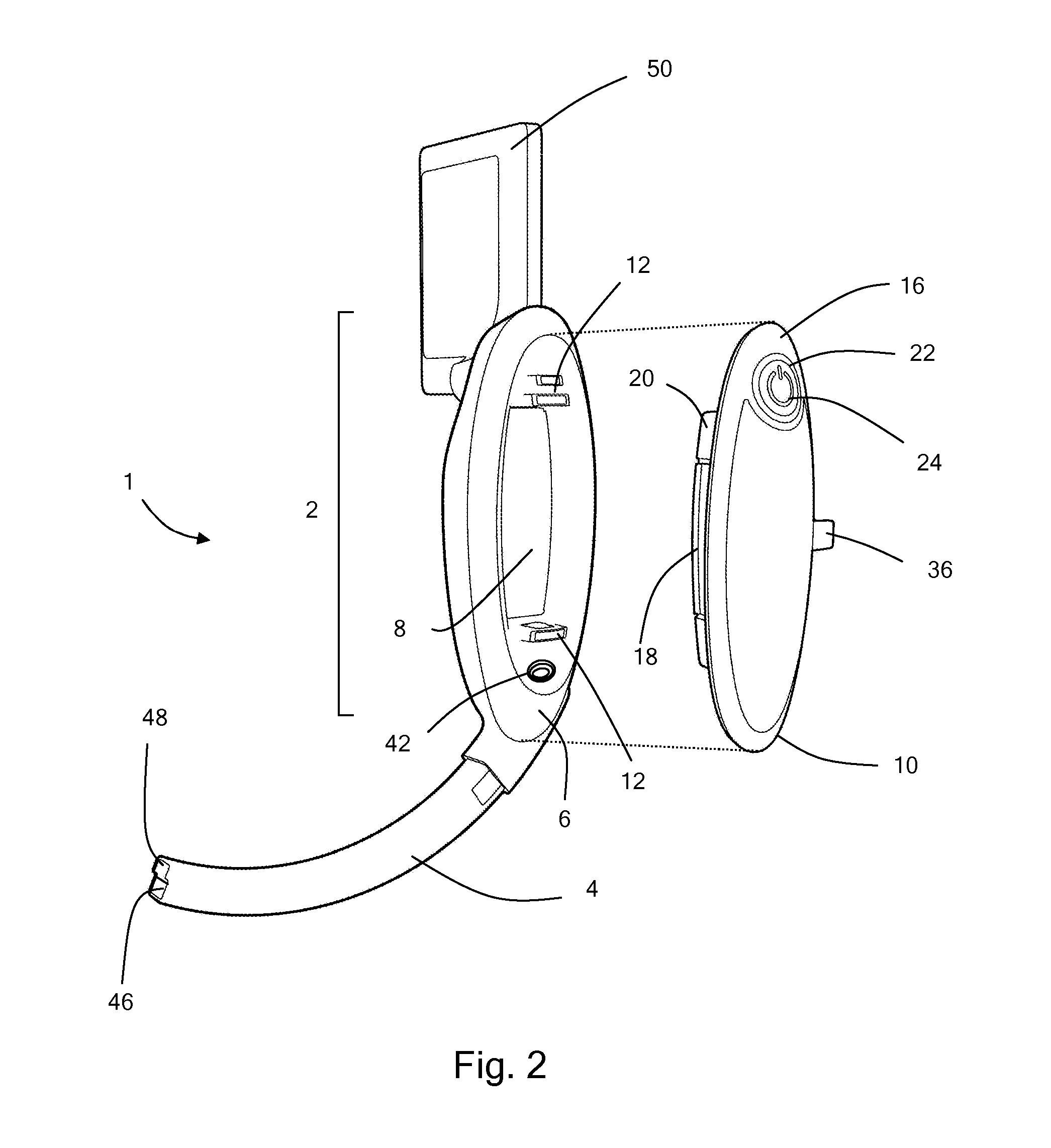 Battery pack and electrical device with demountable battery pack