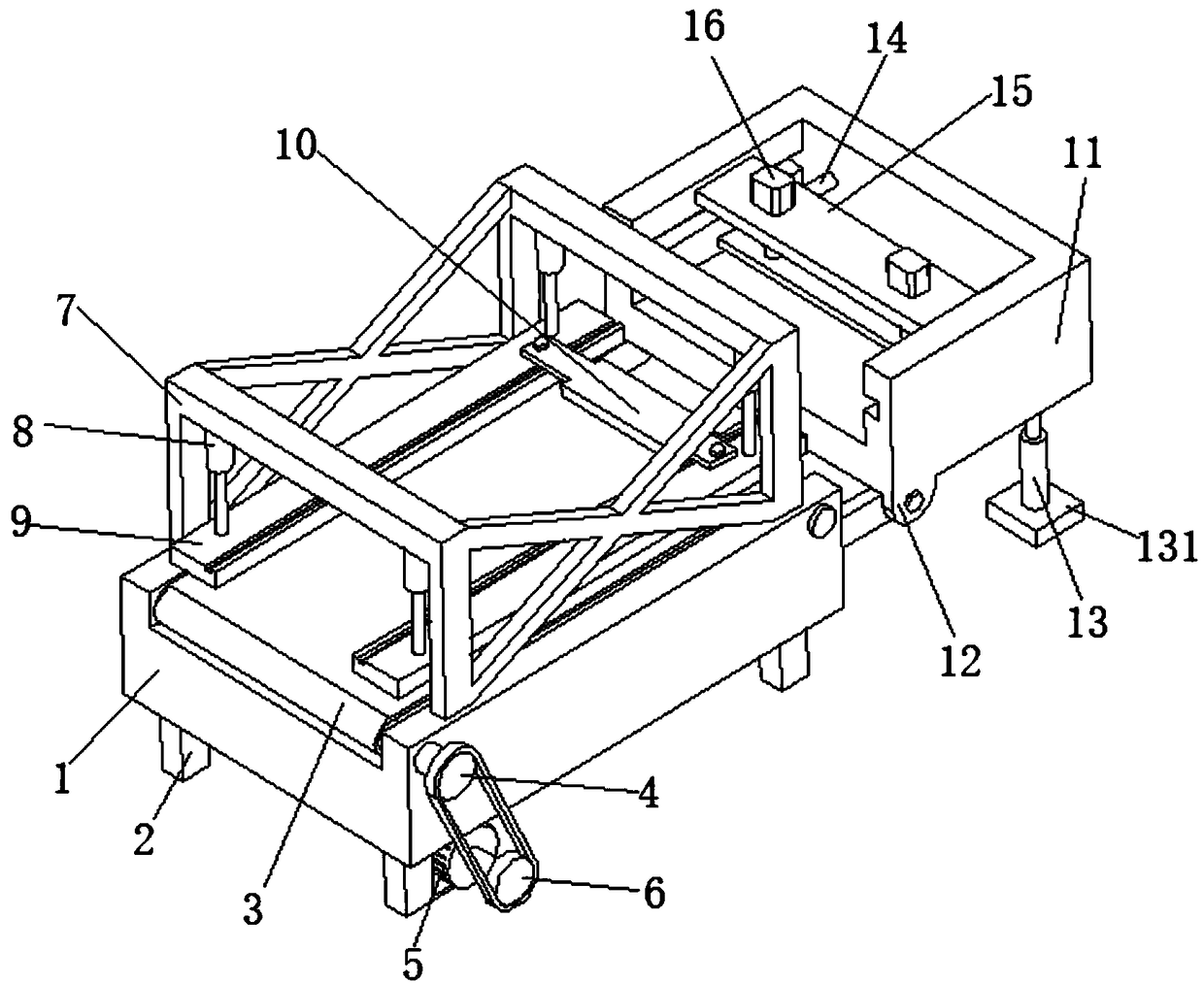 Plastic mold special-shaped bending mechanism