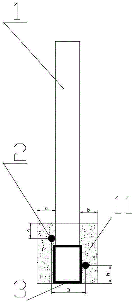 A construction method of pvc piping for the inlet and outlet lines of the distribution box at the bottom of the beam