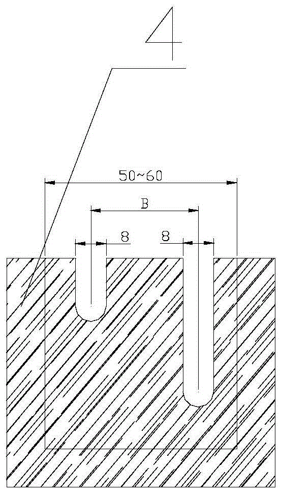 A construction method of pvc piping for the inlet and outlet lines of the distribution box at the bottom of the beam