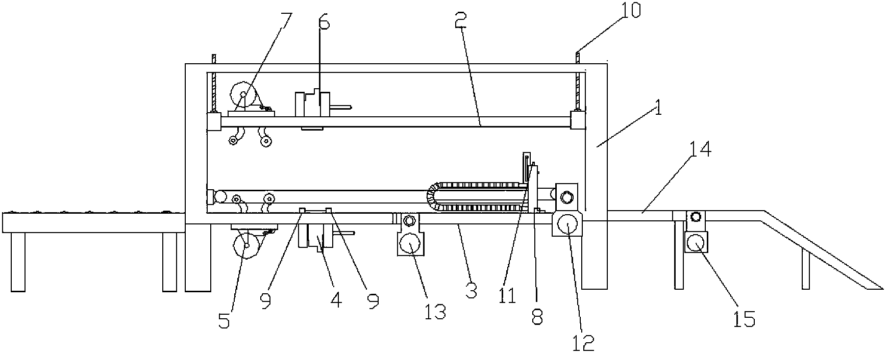 Integrated device with automatic box sealing and nailing functions