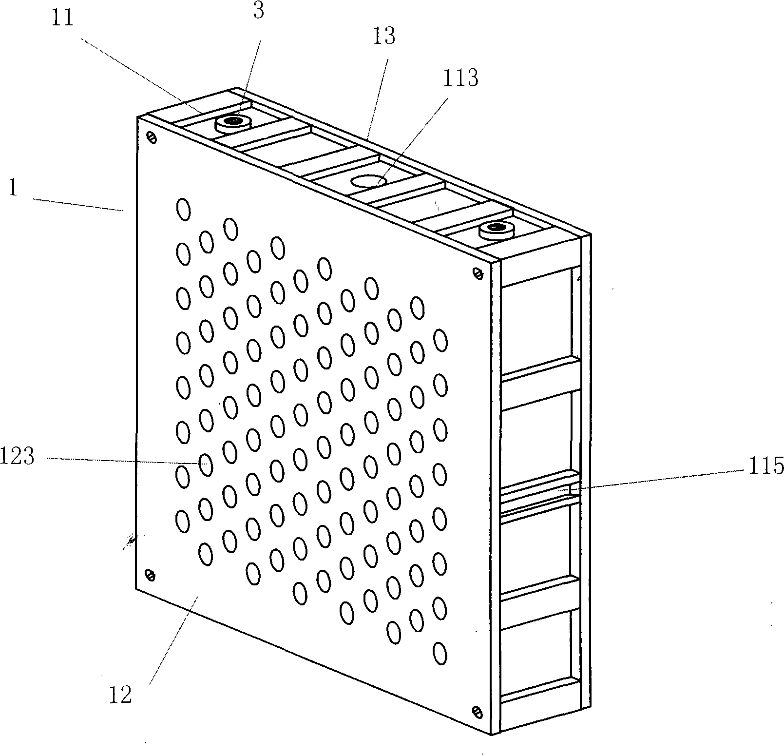 Automobile-used power cell module and manufacturing method thereof