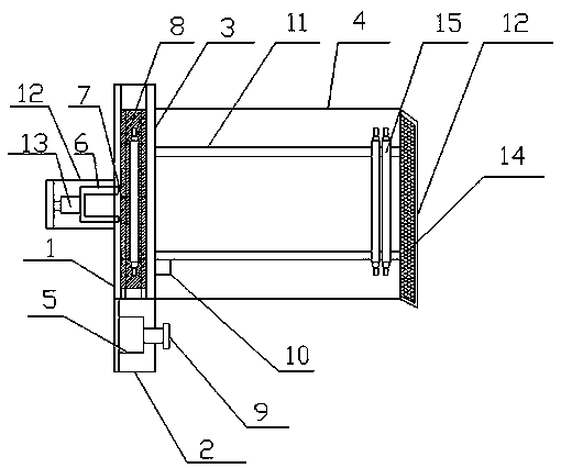 Discharging device with automatic detection mechanism