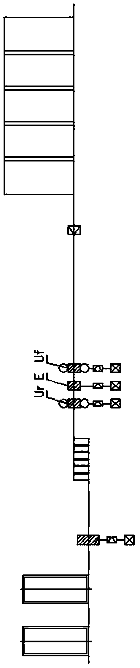 Combined universal rolling production line and production method of profile steels