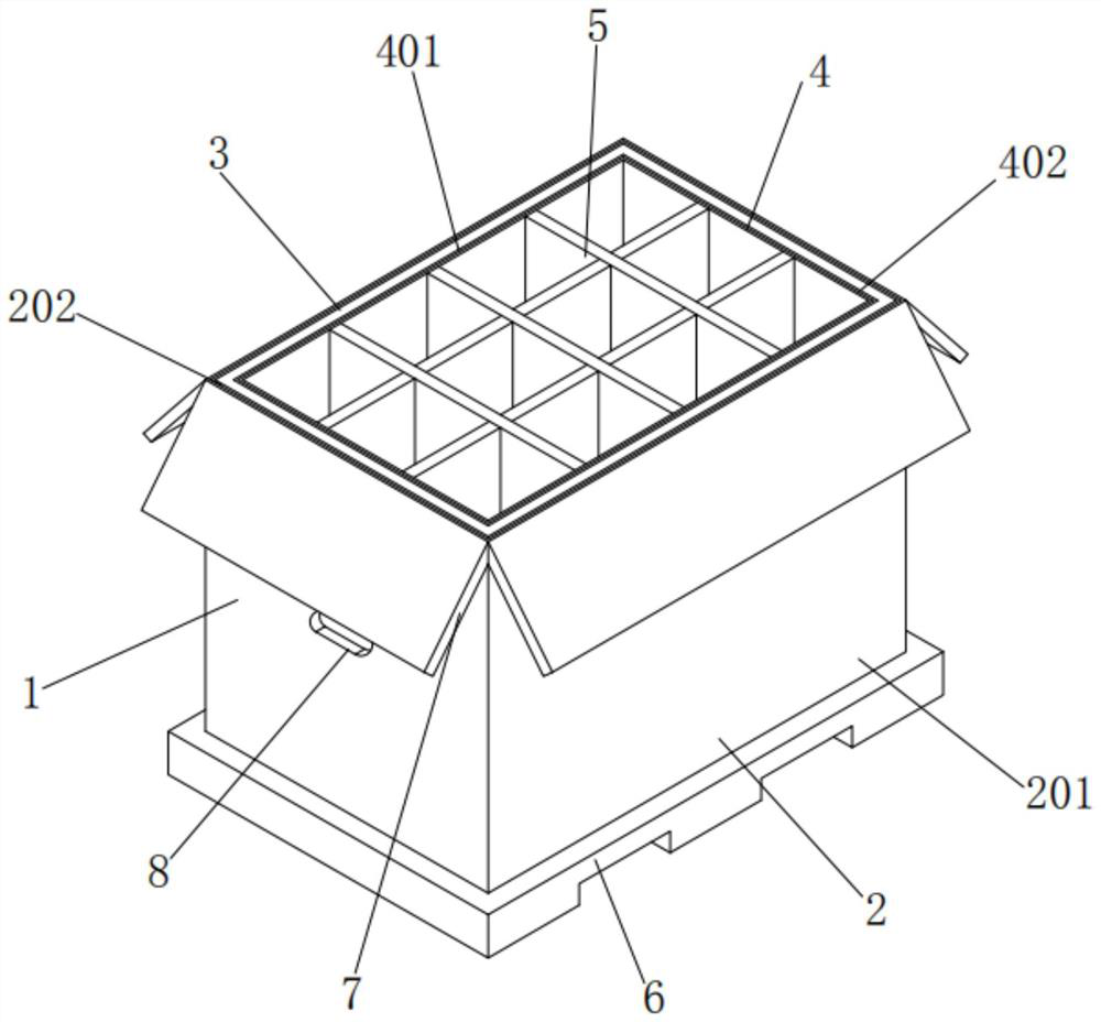 Damp-proof and shock-proof corrugated carton convenient to carry