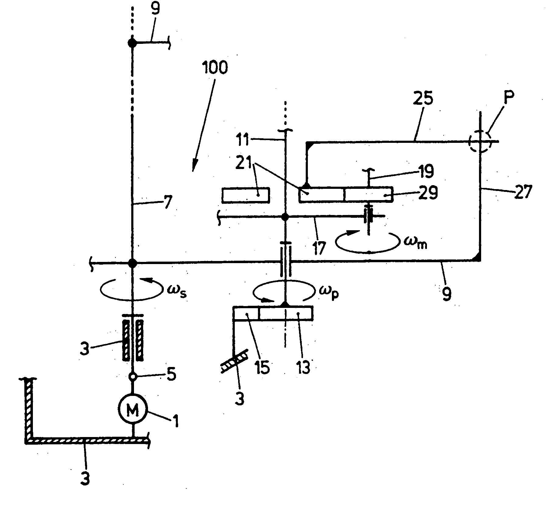 Planetary system workpiece support and method for surface treatment of workpieces