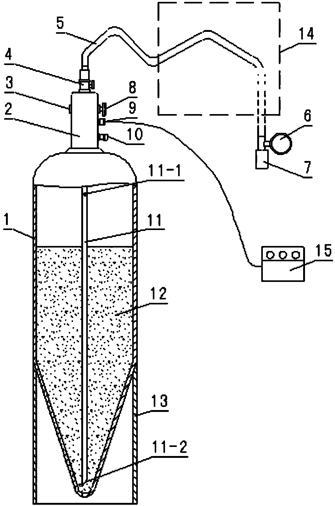 Automatic fire-extinguishing device using superfine dry powder