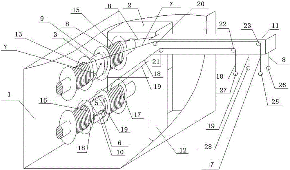 Building with multifunctional rope releasing device