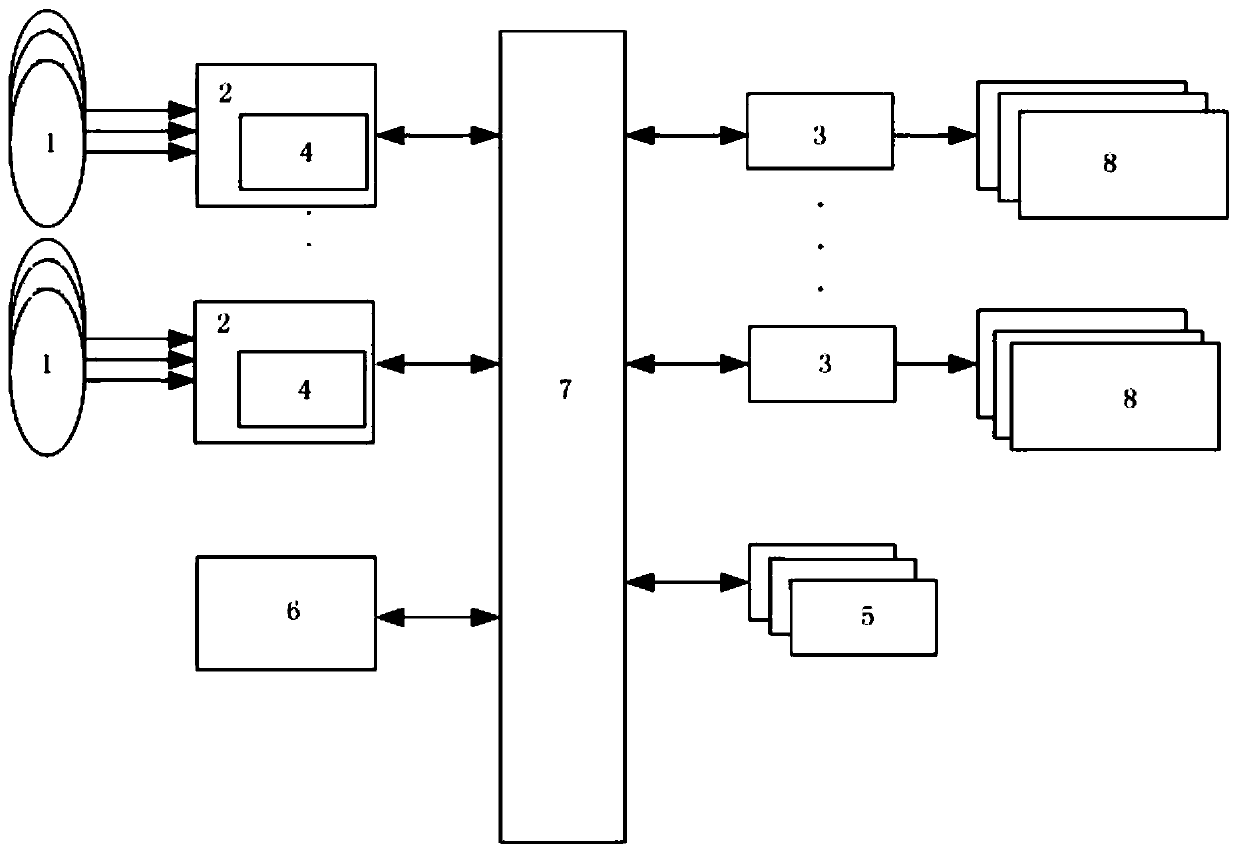 Integrated split type splicing recording and broadcasting system