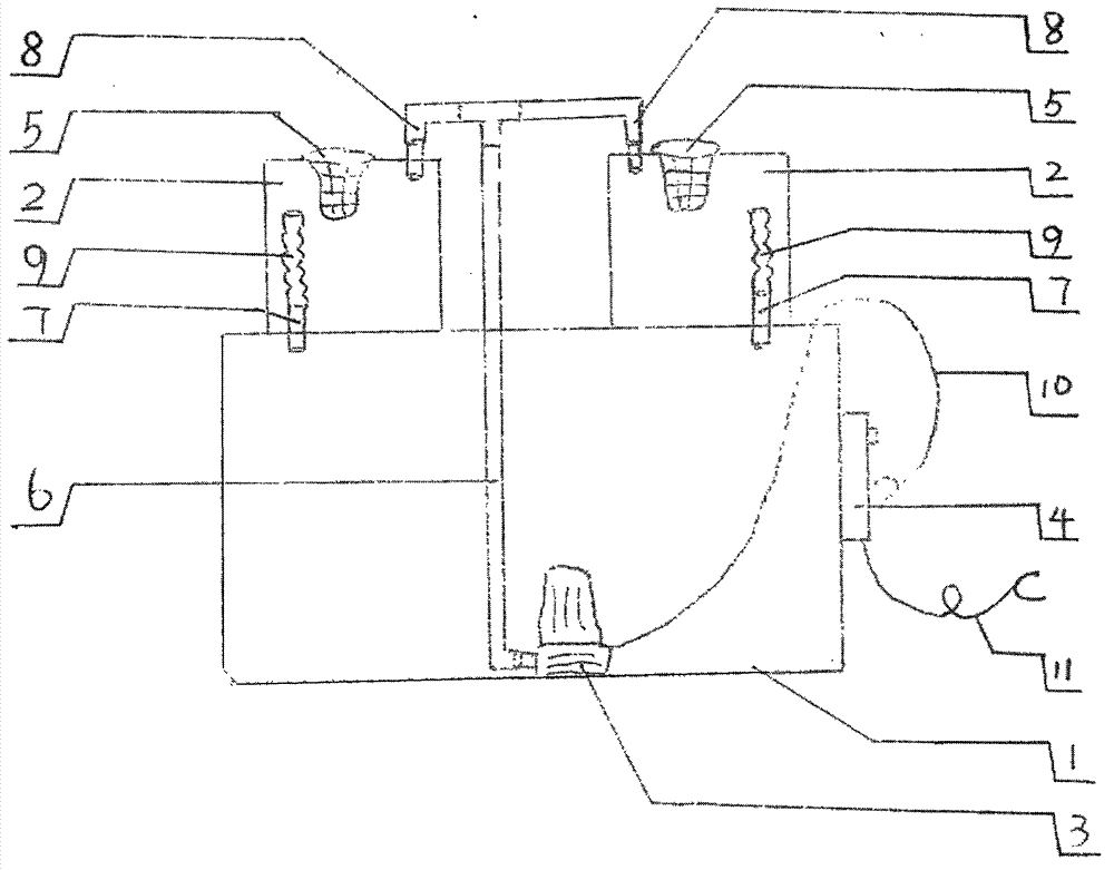 Plant water planting production device
