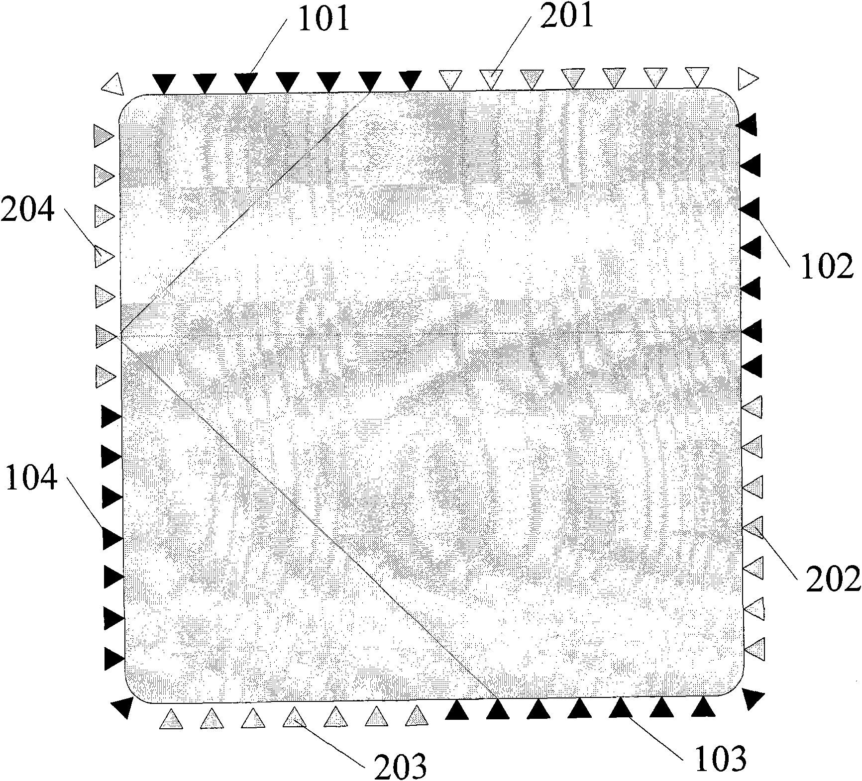 Multipoint infrared touch screen and touch positioning method thereof