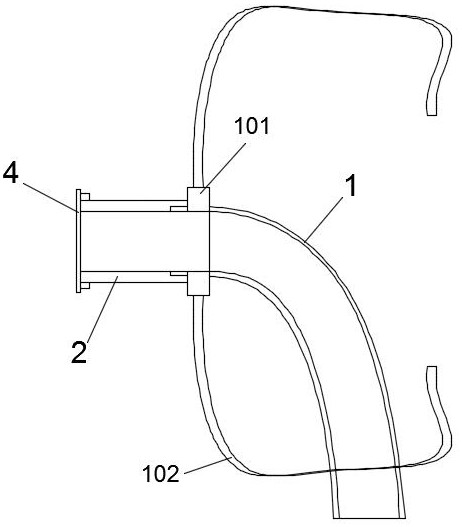 A kind of tracheal cannula for antibacterial filtration