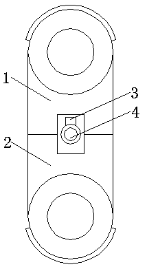 Belt mounting assisting device for internal combustion type generator set