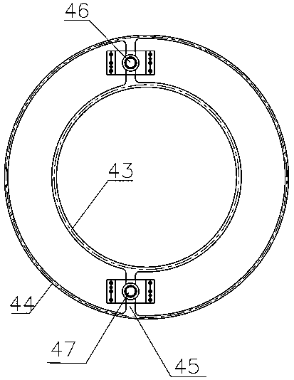 A super high temperature butterfly valve with water cooling structure