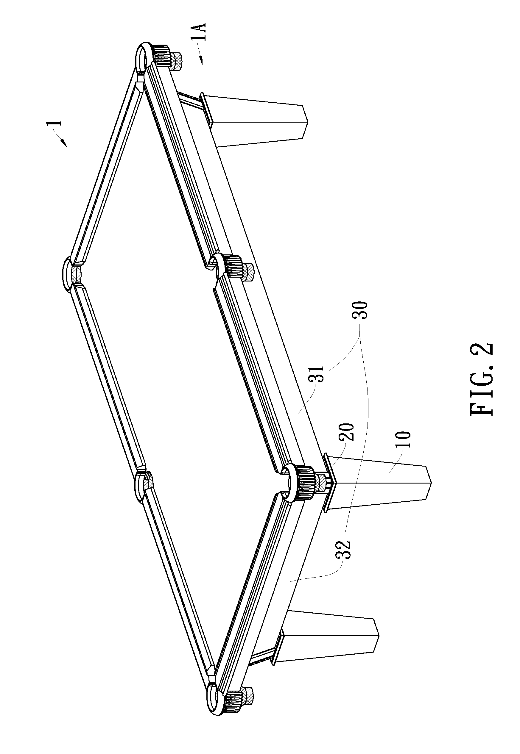 Pool table structure