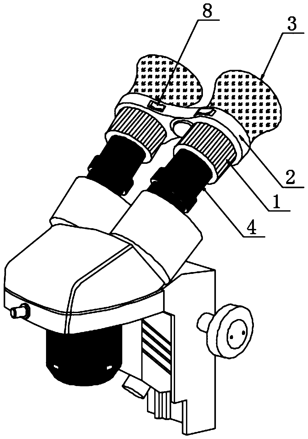 Shading frame for microscopic observation of pathological section