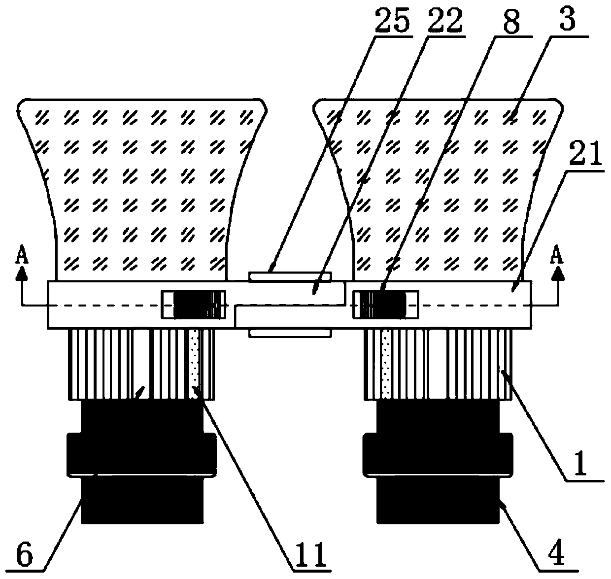 Shading frame for microscopic observation of pathological section