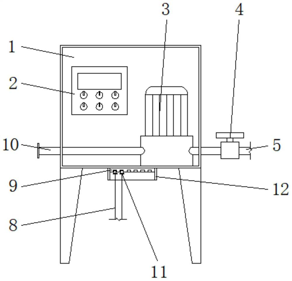 Automatic maintenance device capable of being timed and lifted