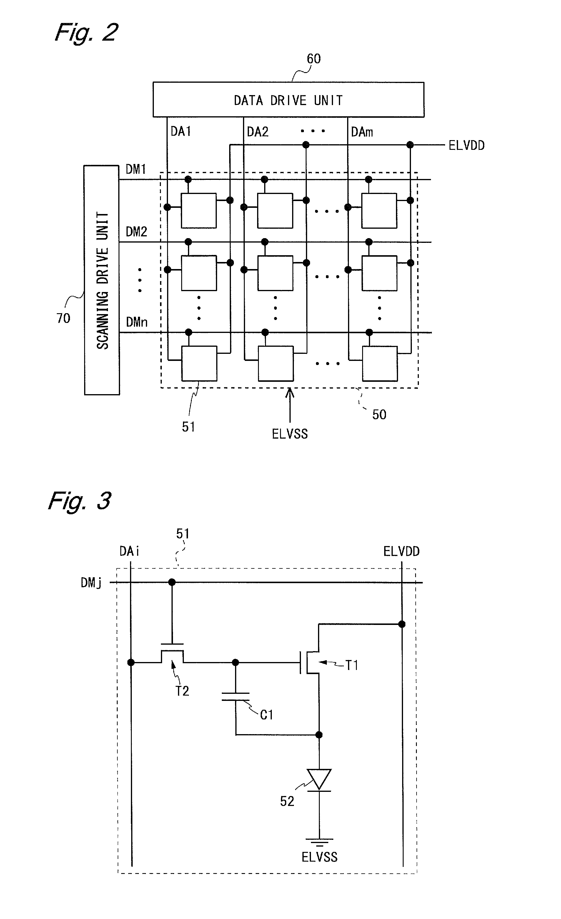 Data processing device for display device, display device equipped with same and data processing method for display device