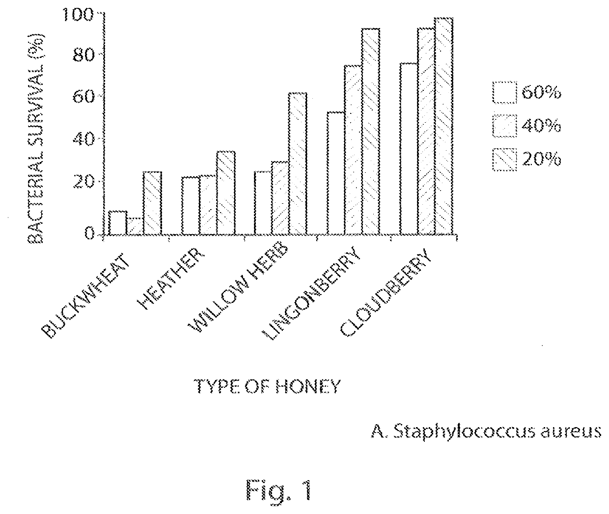 Buckwheat honey and bacitracin would-healing dressing
