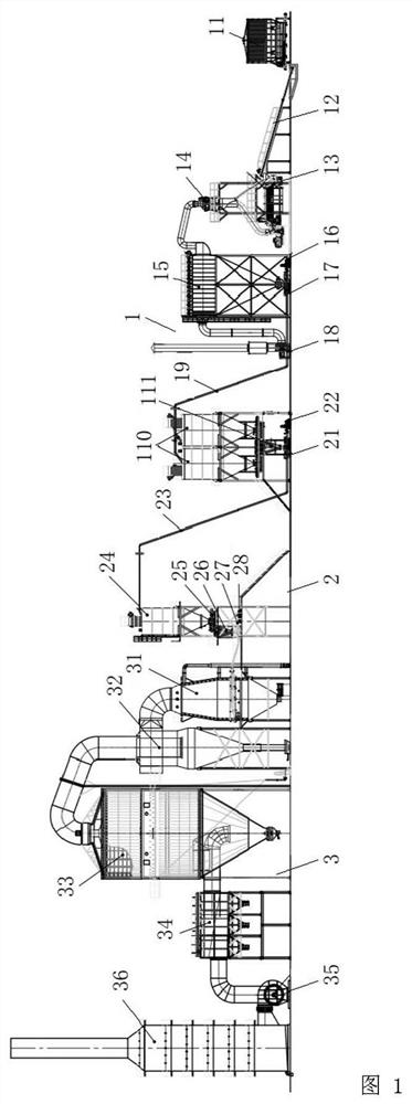 Ceramic raw material workshop dry-method micro-coal powder direct-injection combustion system