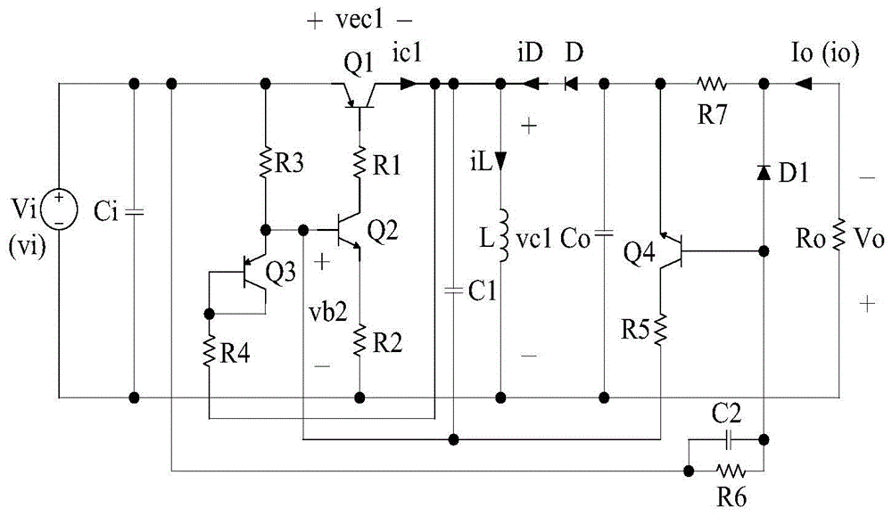 Input adaptive self-excited buck-boost converter