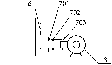 Rotary tea leaf withering and shaking device
