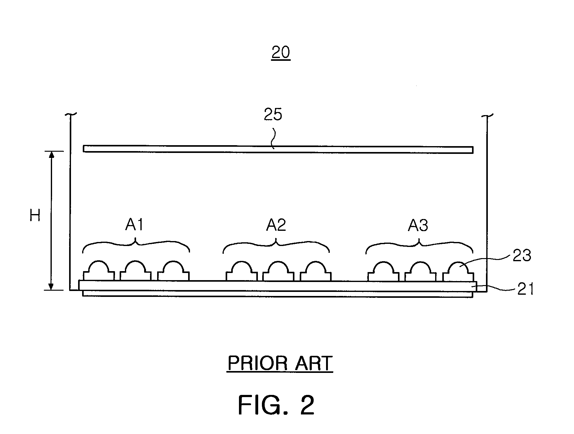 Backlight unit for liquid crystal display device