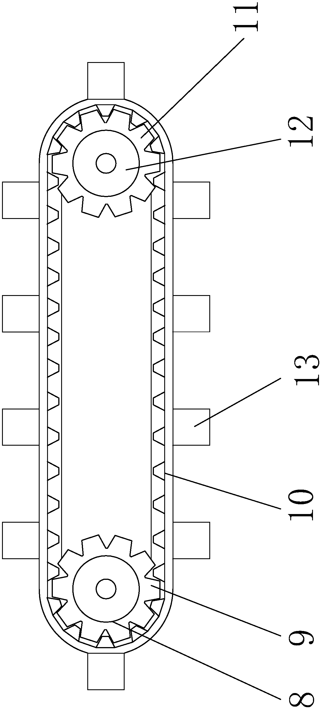 Cloth cutting device used for textile use