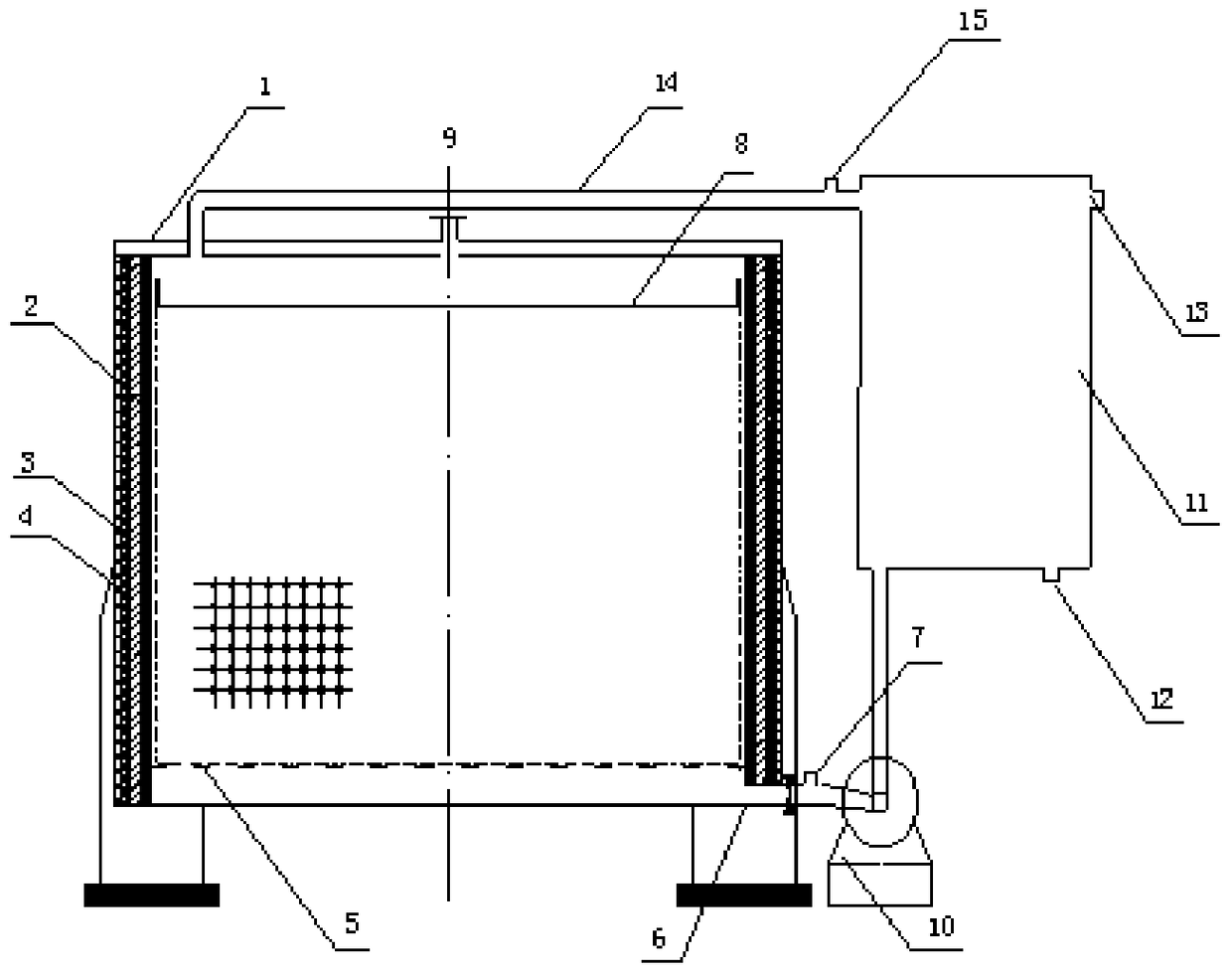 Constant temperature anaerobic kimchi fermentation device