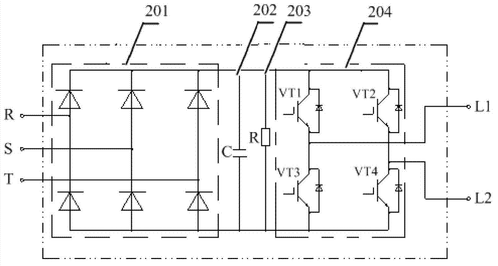 Direct-current ice-melting power supply topology