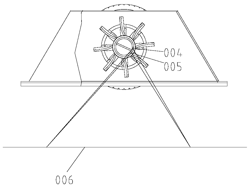 Metal plate strip descaling device and method and sand throwing device used by metal plate strip descaling device