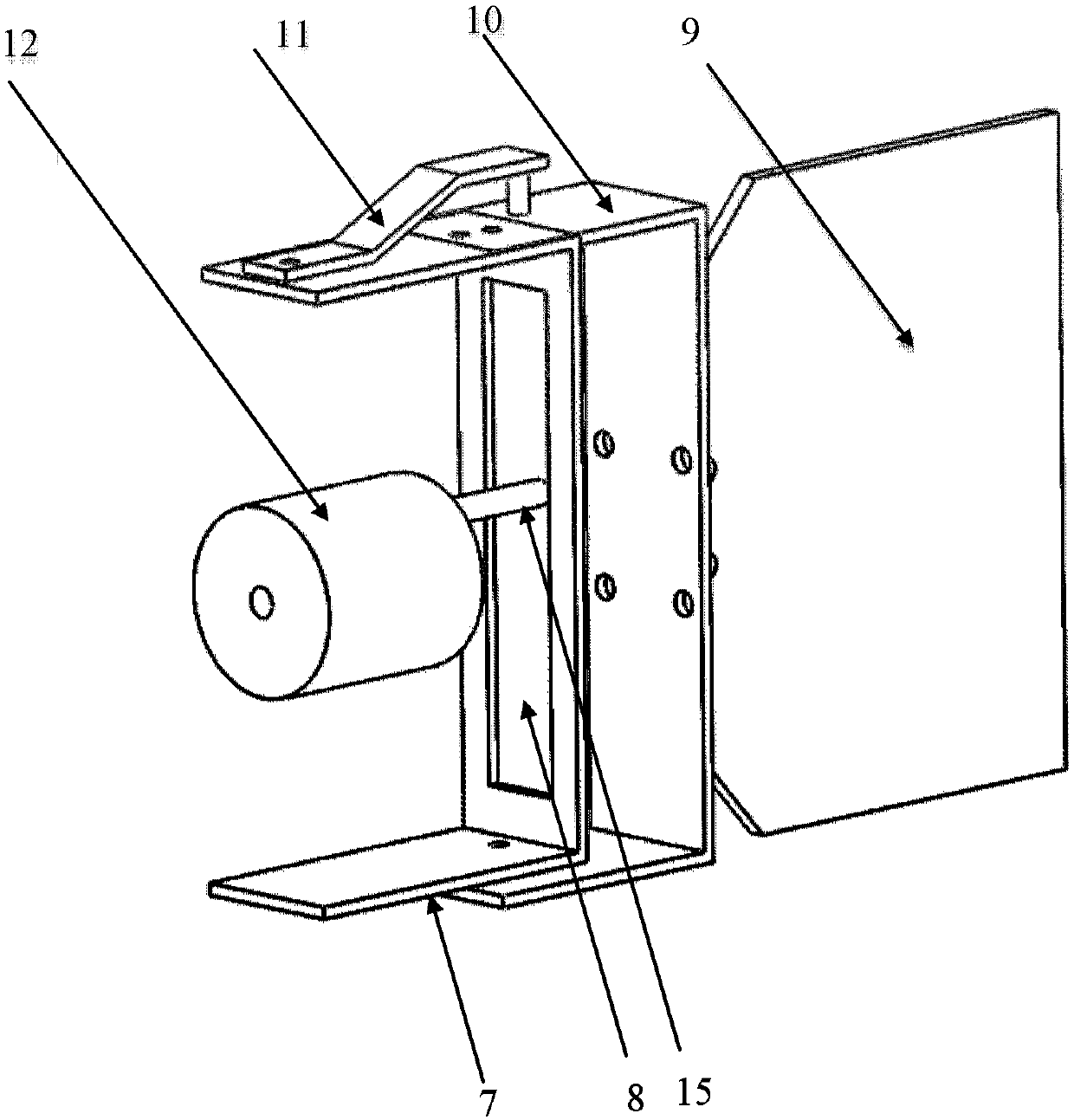 A two-joint robotic fish driven by a single motor