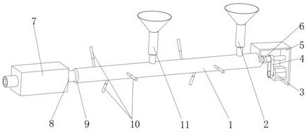 UPVC composite drain pipe production equipment and using method thereof