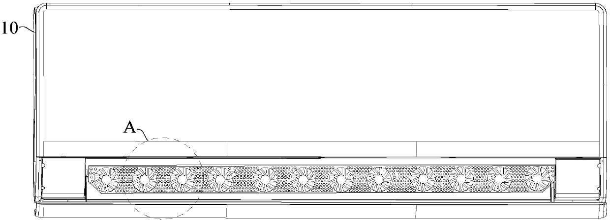 Air shielding plate and air conditioner indoor unit