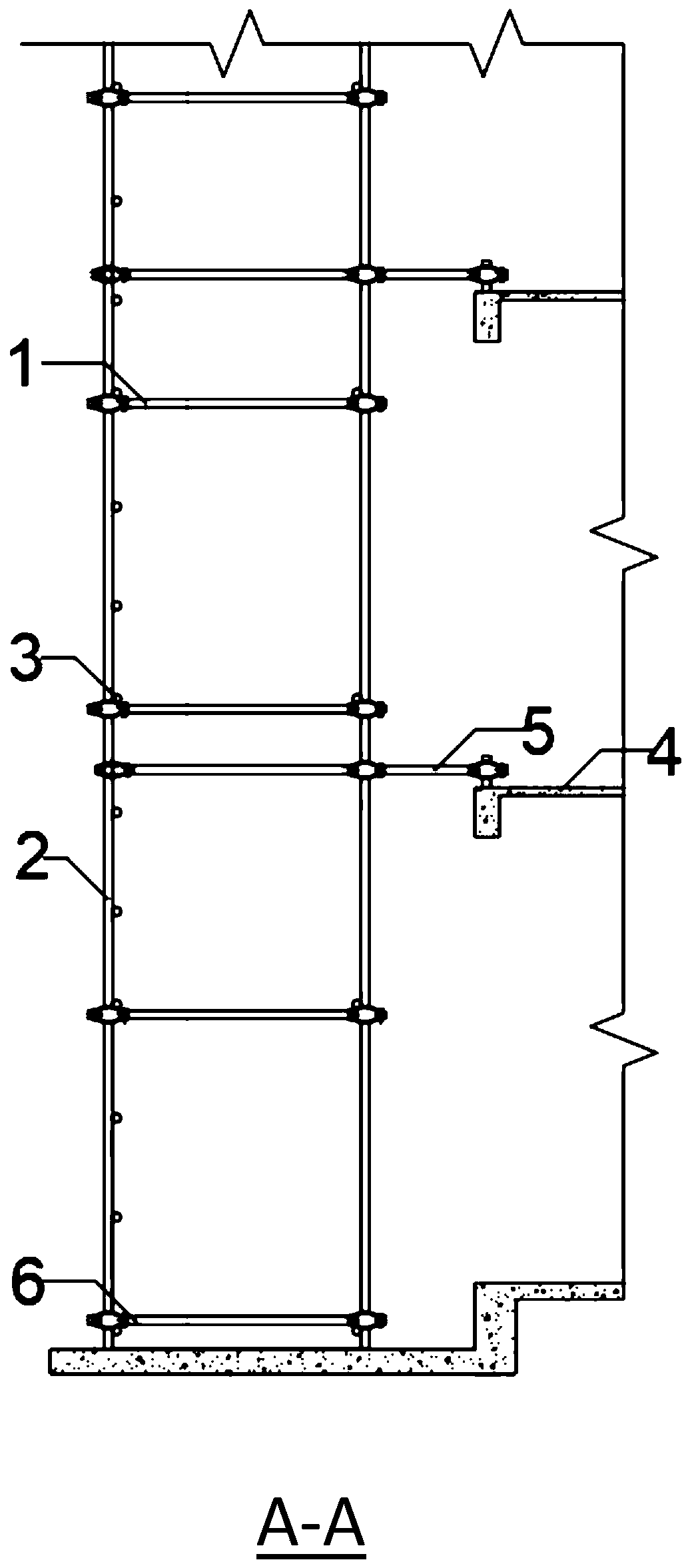 Prefabricated assembly type self-supporting steel pipe scaffold system