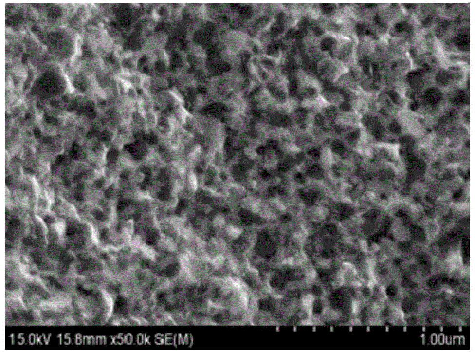 Method for preparing MgO-Y2O3 nanoceramics by two-step microwave sintering