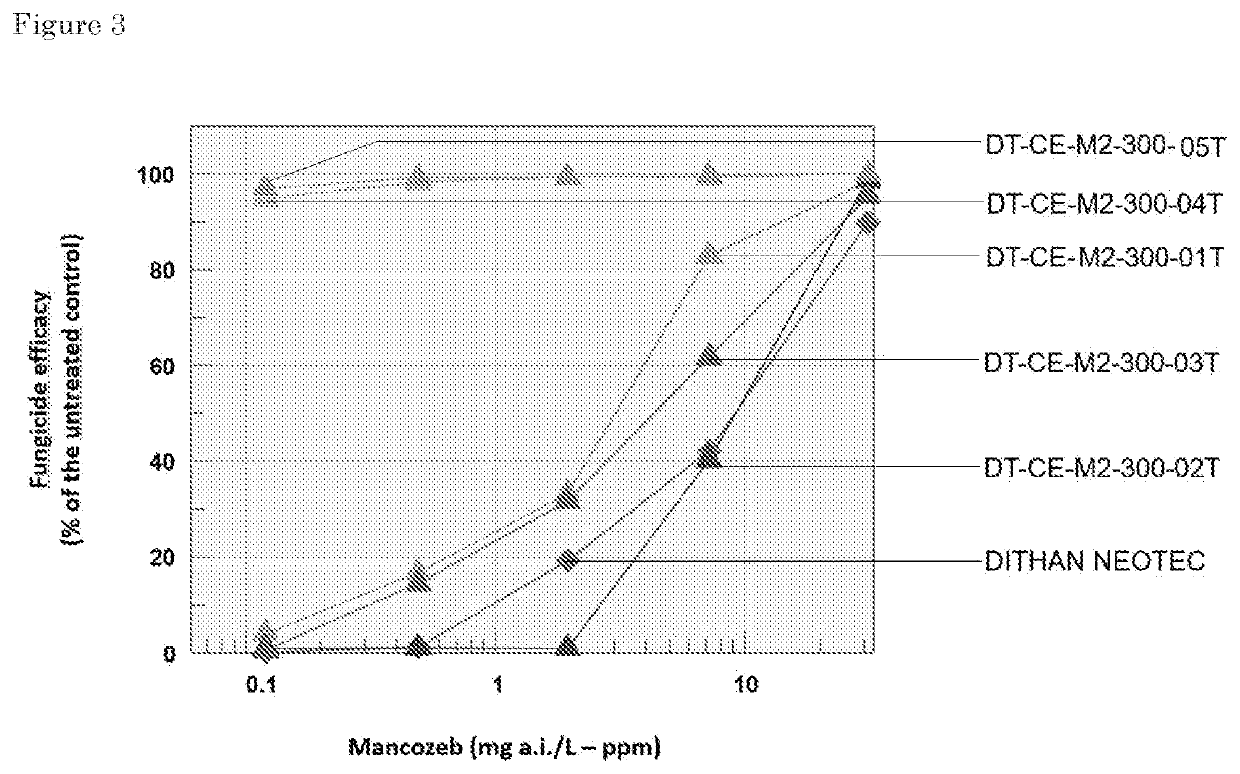 Dithiocarbamate fungicide macromolecular complexes