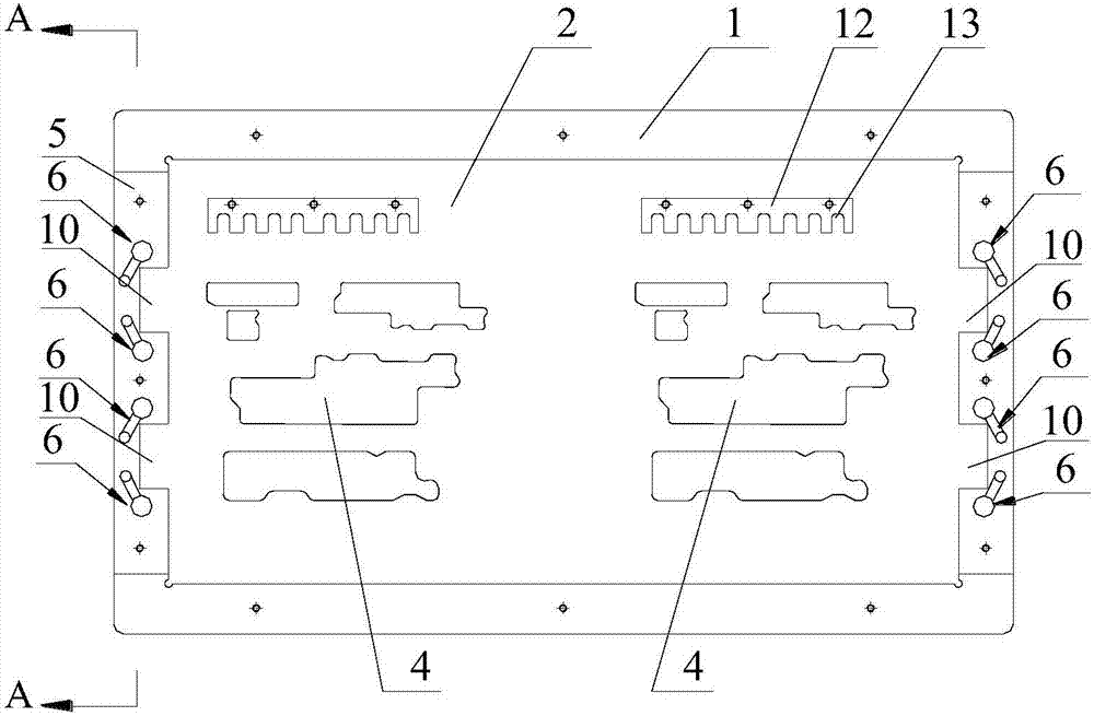 Wave soldering clamp and method for optical device