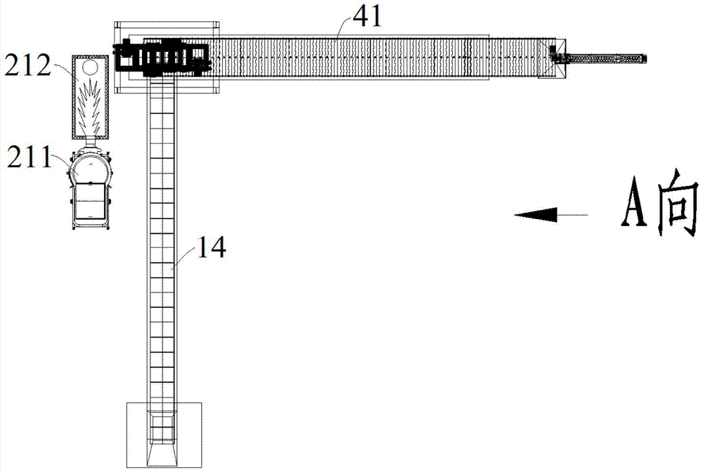 A kind of translational titanium gypsum calcining method