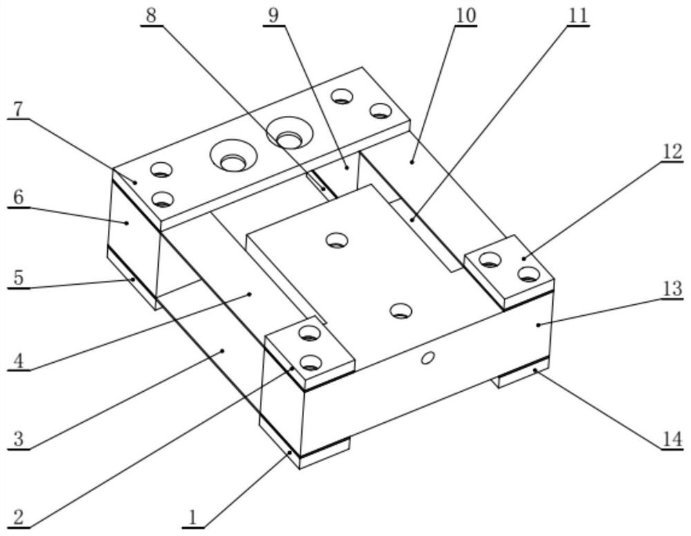 An electromagnetic adsorption switching device for clamp switching