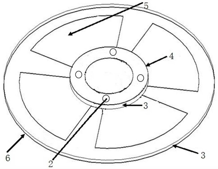 Polarized antenna with reconfigurable directional diagram