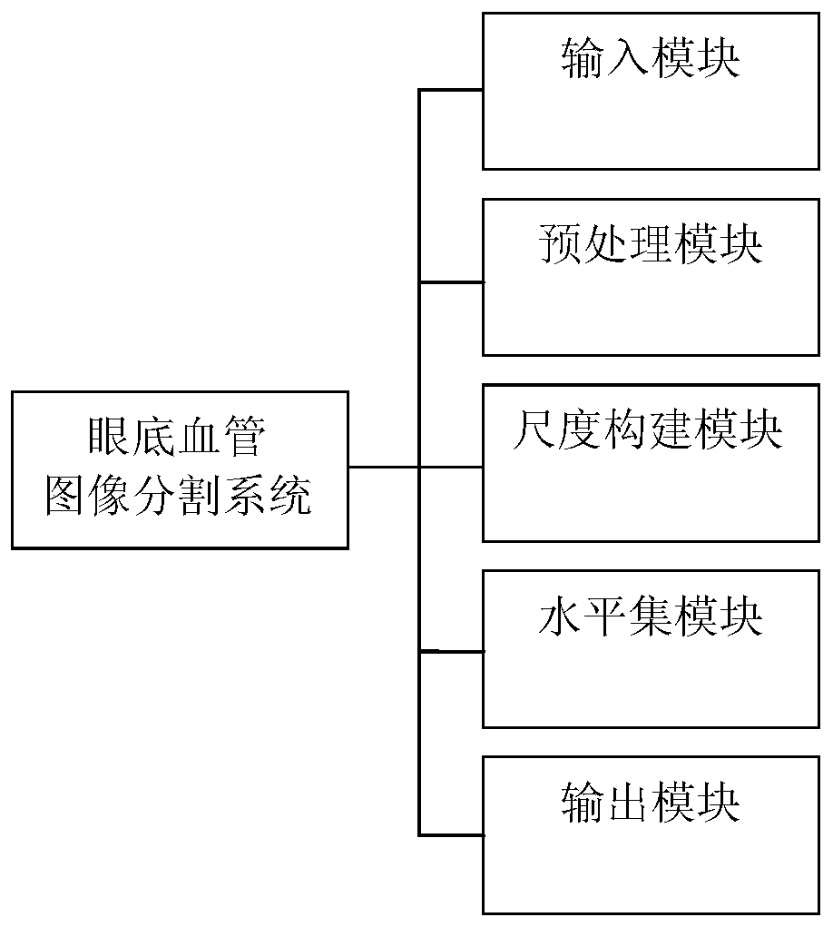 Multi-scale blood vessel enhanced level set segmentation system and method