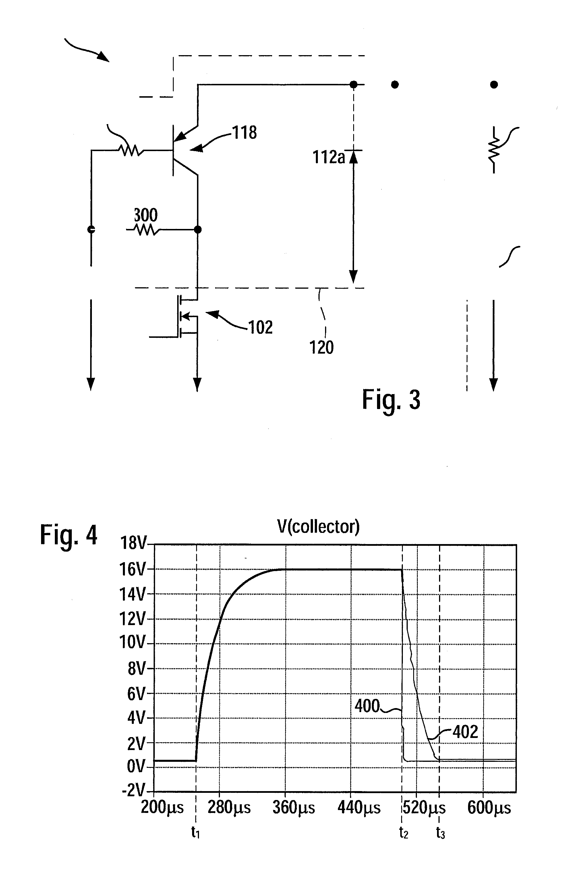 Circuit configuration and method for limiting current intensity and/or edge slope of electrical signals