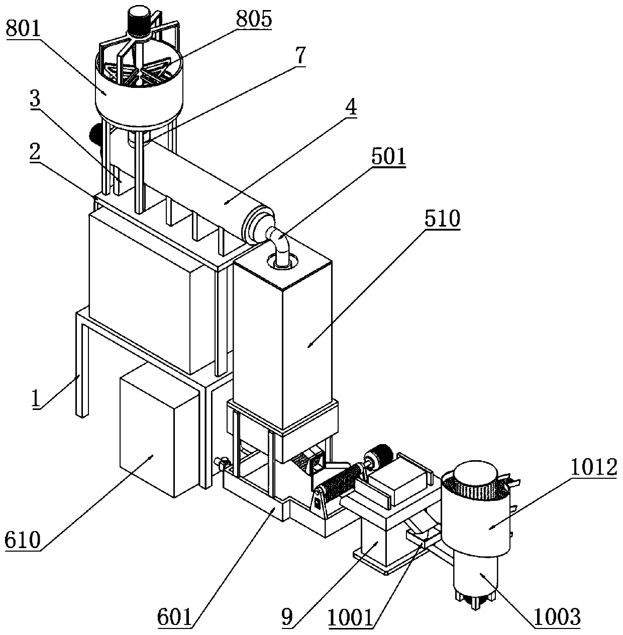 A kind of rapid prototyping equipment for the production of plastic masterbatch with high stability