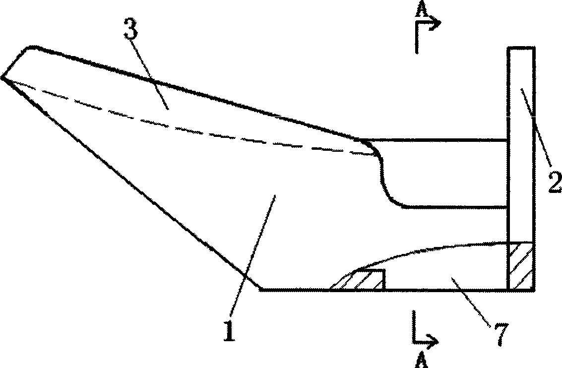Support frame for connection of diesel engine and vehicle large frame and technique for processing the same
