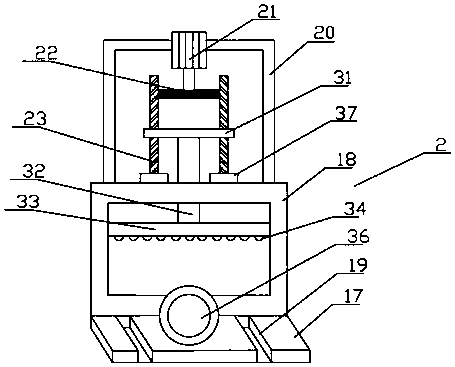 Production device for plastic particles