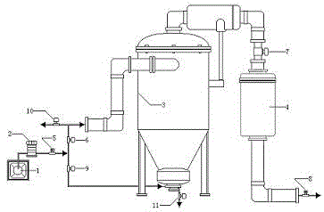 Water purifier with conical residue hopper and manufacturing method