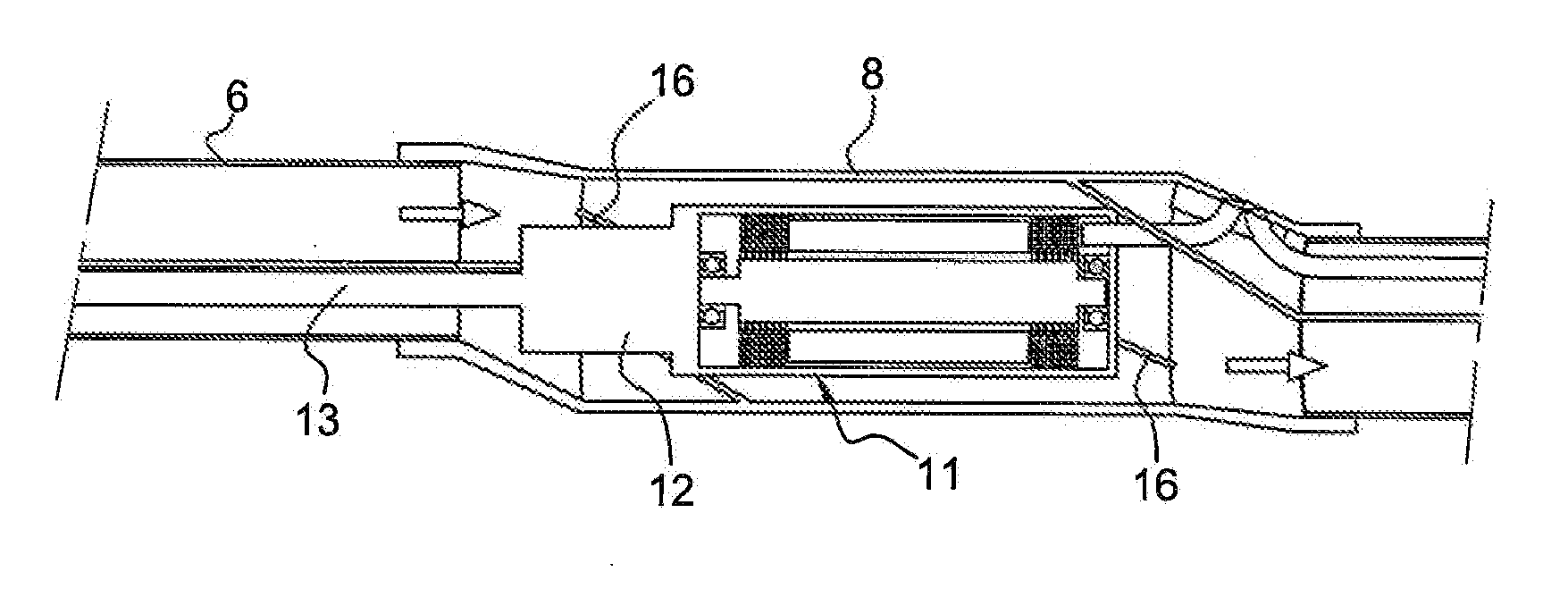 Electric power device with integrated cooling system for controlling tools